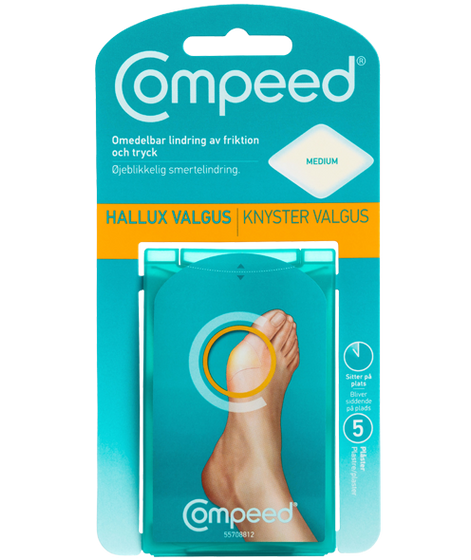 Compeed Knystplaster Medium, 5 stk., turkis emballage