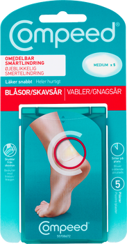 Compeed - Vabelplastre Medium, 5 stk. til Hurtig Lindring og Beskyttelse | JT-Sport.dk