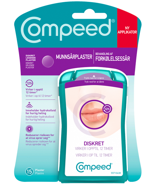 Compeed - Forkølelsessår Plastre, 15 stk. til Diskret Heling og Beskyttelse | JT-Sport.dk