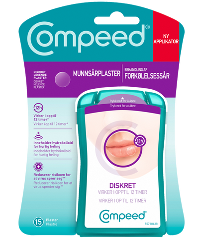 Compeed - Forkølelsessår Plastre, 15 stk. til Diskret Heling og Beskyttelse | JT-Sport.dk