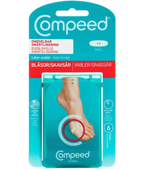 Compeed - Vabelplastre Small, 6 stk. pr. Pakke | JT-Sport.dk