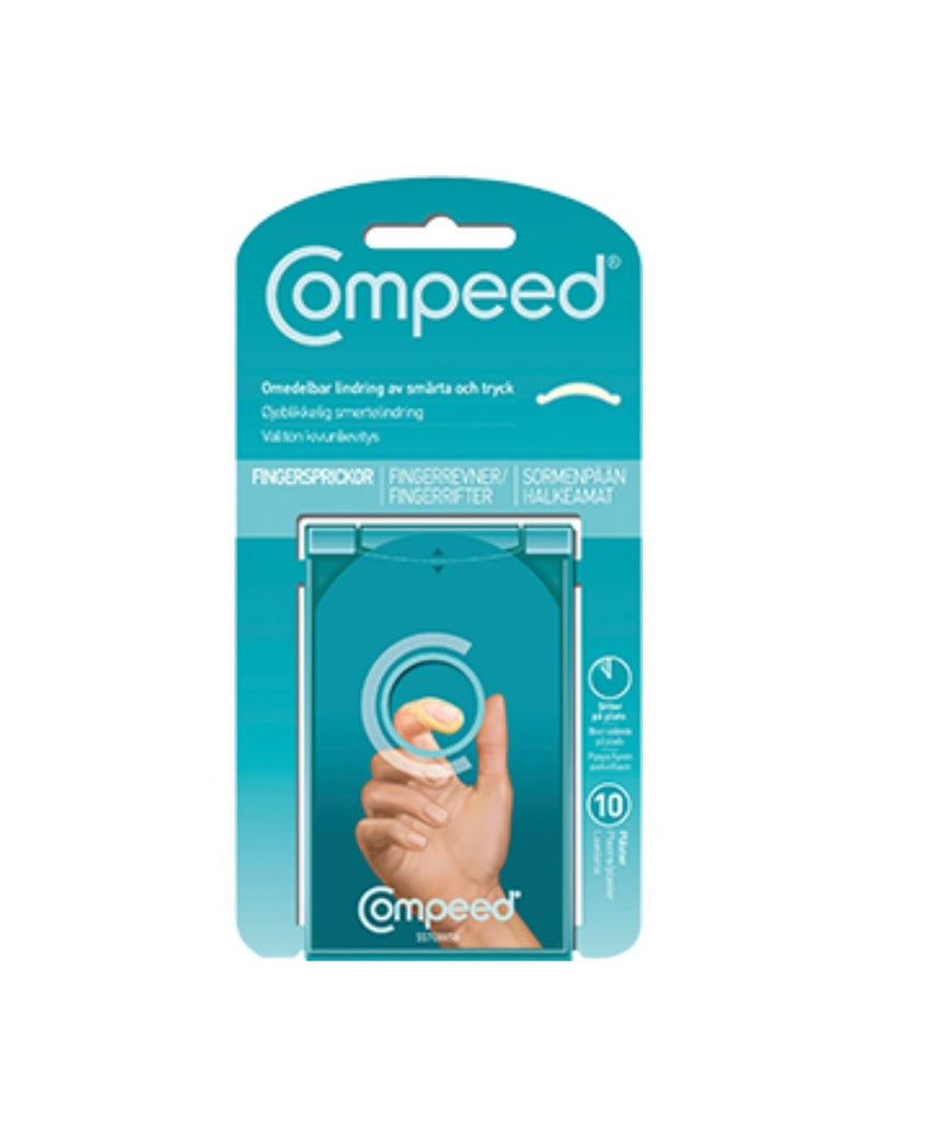 Compeed - Plastre til Fingerrevner, 10 stk. til Hurtig Lindring og Beskyttelse | JT-Sport.dk