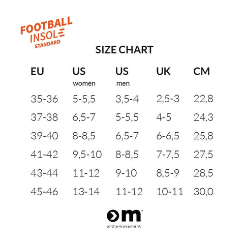 Ortho Movement - indlægssåler Standard Fodbold - billede 2 | JT-Sport.dk