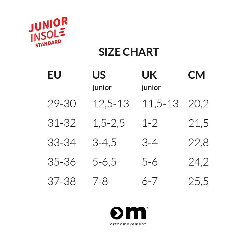 Ortho Movement - indlægssåler Standard Junior - billede 2 | JT-Sport.dk