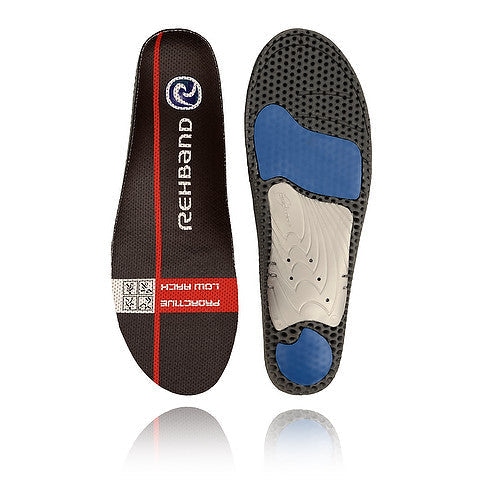 Rehband - Indlægssåler Proactive Insole m/lav kile - Black/Red | JT-Sport.dk