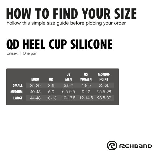 Rehband - Indlægssåler Heel Cup Silicone - billede 3 | JT-Sport.dk