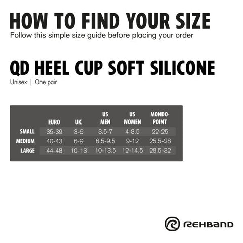 Rehband - Indlægssåler Heel Cup Soft Silicone - billede 3 | JT-Sport.dk