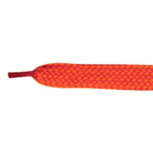 435 Neonorange Tykke Flade Snørebånd