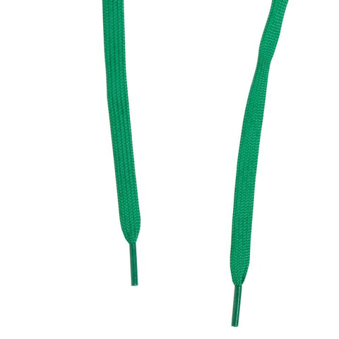 Flade grønne snørebånd